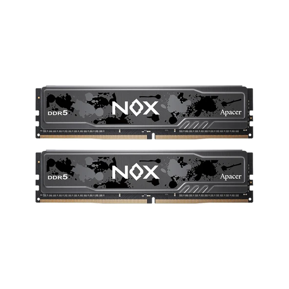 Apacer Nox 32Gb 2X16Gb 6000Mhz Cl38 Ddr5 (Ah5U32G60C622Mbaa-2) Gaming Pc Ram Kit ürün görseli 1