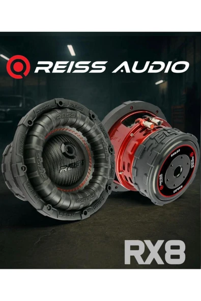 Reiss Audio RS-RX8 20 Cm SPL KÜÇÜK DEV 800 Watt 400 Rms D4 4+4 Ohm Subwoofer ürün görseli 1