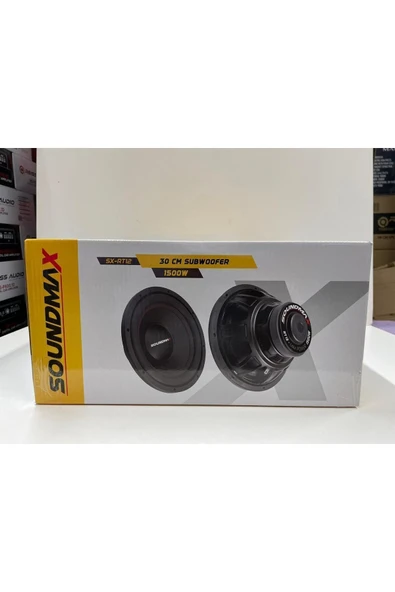 Soundmax SX-RT12 30 CM KABİNLİ SUBWOOFER BAS 1500 WATT MAXİMUM - Resim 4