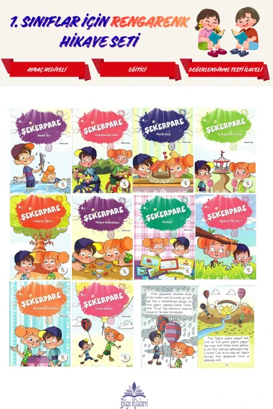 1 .Sınıf Okumayı Sevdiren 10 lu Hikaye Seti - 2 (16 sayfa) ürün görseli 1