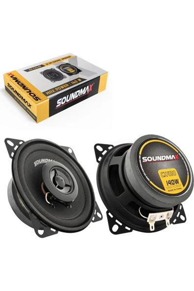 Soundmax Cx-420-140w Max Power-tweeterlı 10 Cm Kapı Hoparlörü-2 Adet ürün görseli 1