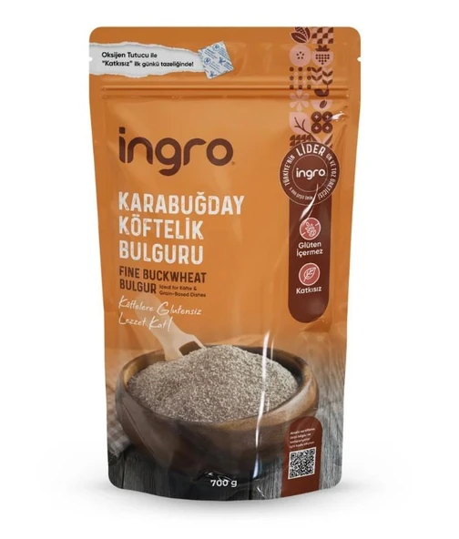 İngro Glutensiz Karabuğday Köftelik Bulguru 700 Gr ürün görseli 1