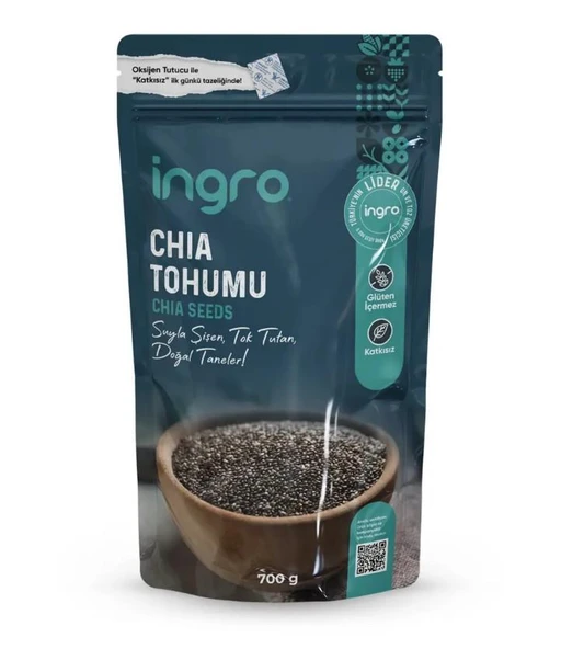 İngro Glutensiz Chia Tohumu 700 Gr ürün görseli 1