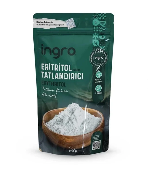 İngro Eritritol Pudra Tatlandırıcı 250 Gr ürün görseli 1