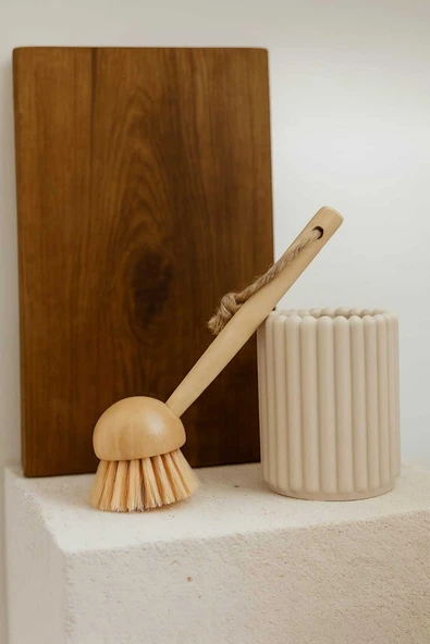 Temizlik Fırçası ve Süpürge PİNTEREST BAMBU SAPLI FIRÇA BULAŞIK-BANYO-MUTFAK ürün görseli 1
