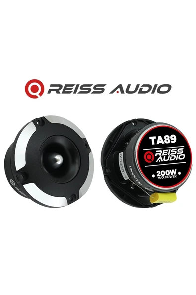 Reiss Audio Rs-ta89 Çifti 400wat-200w Rms 10 Cm SPL Dome Tweeter Tiz 1TAKIM/2ADET ürün görseli 1