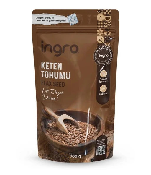 İngro Glutensiz Keten Tohumu 700 Gr ürün görseli 1