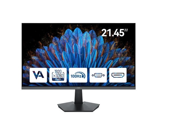 Npc 21.5" Mf2208-A 100Hz 5Ms Va Fhd Hdmi+Vga Yüksek Performanslı İş Monitörü ürün görseli 1