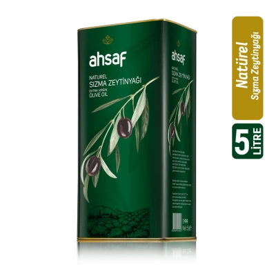 AHSAF NATUREL SIZMA ZEYTİN YAĞI 5LT ürün görseli 1