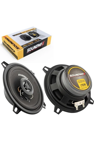 Soundmax Sx-cx502 Oto Hoparlör 13cm 170 Watt Tweeterli 2 Adet ürün görseli 1