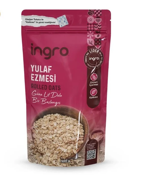 İngro Glutensiz Yulaf Ezmesi 500 Gr ürün görseli 1
