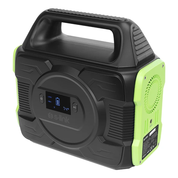 S-Link Ops300 300W 80.000Mah 288Wh Led Lambalı Saf Sinüs Multi-Output Lcd Taşınabilir Güç Kaynağı ürün görseli 1