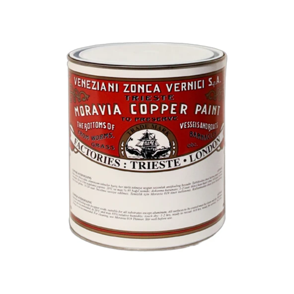 Moravia Copper Antifouling Bakır Esaslı Kırmızı Zehirli Boya Tekne ve Gemi Boyası 1 Kg ürün görseli 1