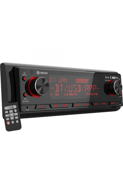 REISS AUDIO RS-MX85DSP OTO TEYP 8 KANAL DSP İŞLEMCİ 4 VOLT 3 AMFİ ÇIKIŞI 20 BAND EQ RGB ürün görseli 1