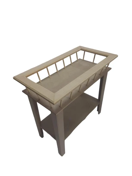 Ahşap Çiçeklik 73x39x69cm - Resim 2