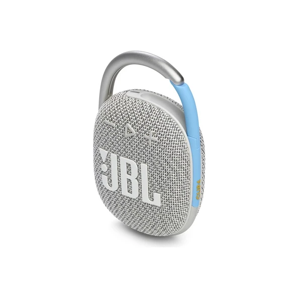 JBL Clip4, Ekolojik Bluetooth Hoparlör, IP67, Beyaz ürün görseli 1