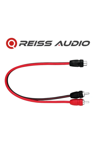 Reiss Audio Y Kablo – %100 Bakır Amfi Y Kablo – 1 Dişi 2 Erkek Y Kablo – 1 Adet ürün görseli 1