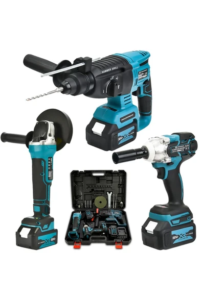 prohummer PH-SM023 Akülü 58vf Ultra 3lü Set (Mavi) ürün görseli 1