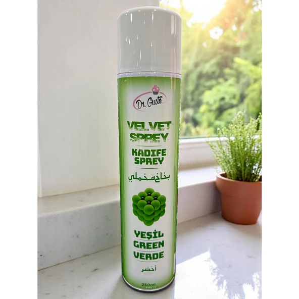 250 Ml Kadife Sprey Gıda Boyası - Yeşil ürün görseli 1