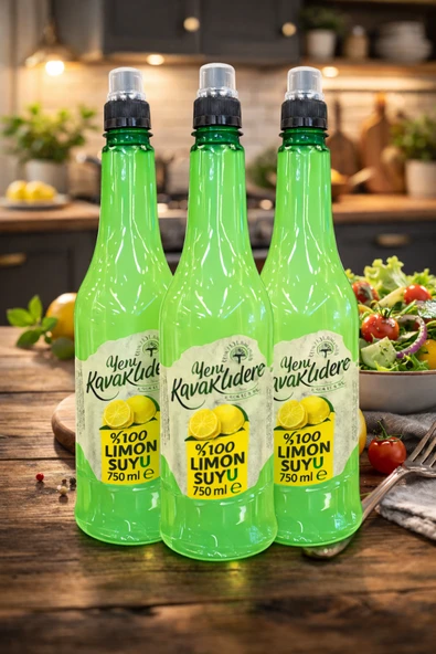 Yeni Kavaklıdere %100 Limon Suyu 750 ml x 3 Adet ürün görseli 1