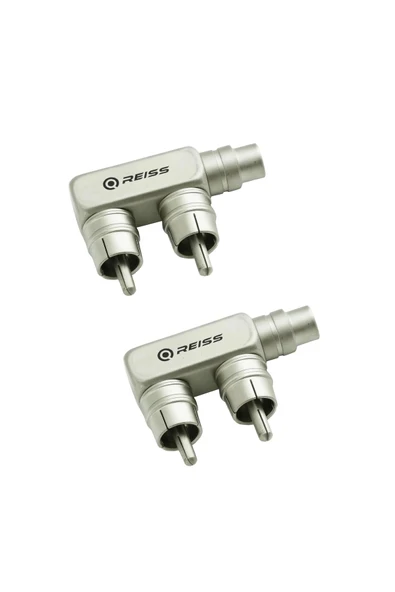 Reiss Audio Rs-GL2M1F Metal Y Fiş - Profesyonel Kaliteli- 2 Adet amfi y kablo ürün görseli 1