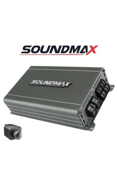 Soundmax Sx-700.1 Mono Bas Amfisi Mono blok anfi 1ohm 700rms- 2 Ohm 550rms-4ohm 350rms-bas Kontrollü ürün görseli 1