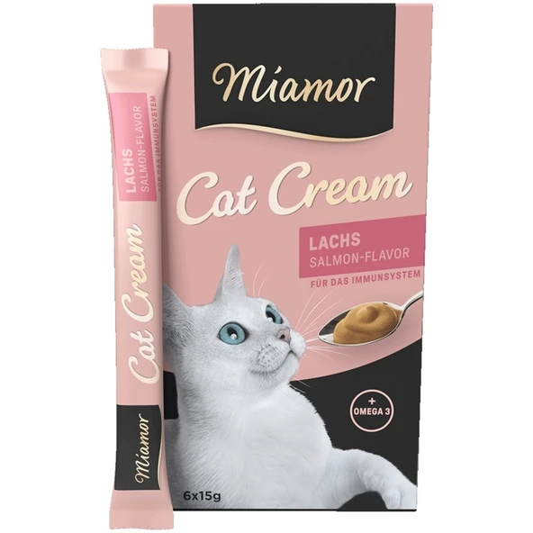 Mıamor Cream Somonlu Kedi Ödülü 6x15 G 11 Adet ürün görseli 1