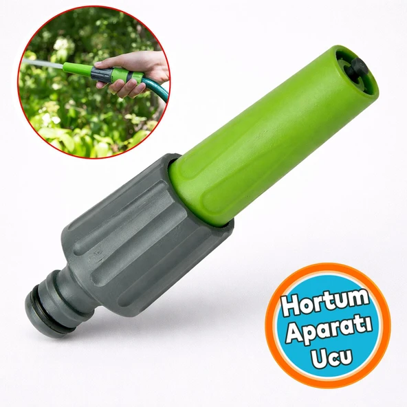 Pratik Sök Tak Ayarlanabilir Hortum Ucu 12 cm Bahçe Sulama Araba Yıkama Temizleme Aparatı Plastik ürün görseli 1