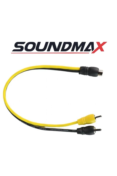 Soundmax SX-2M1F Y Kablo – Amfi Y Kablo – 1 Dişi 2 Erkek Y Kablo – 1 Adet ürün görseli 1