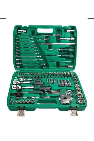 TEKNO Profesyonel 121 Parça Lokma Takımı 1/2-1/4-3/8 ürün görseli 1