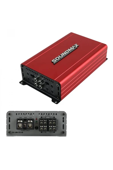 Soundmax SX-LM4125.4D Oto Anfi Stereo 4X125W 4 Kanal ürün görseli 1