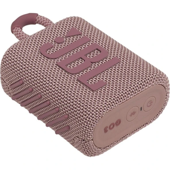 JBL Go 3 Bluetooth Pembe Hoparlör - Resim 3