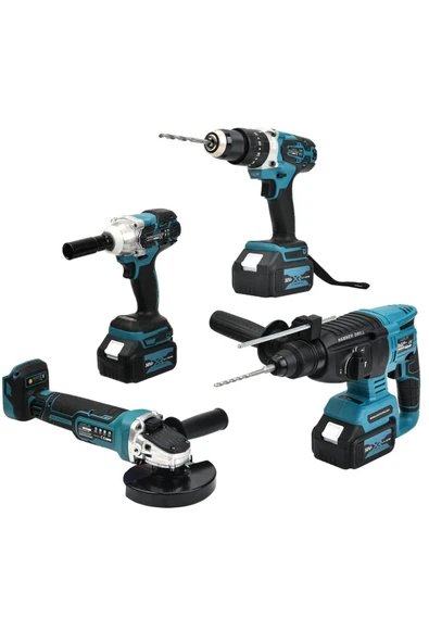 prohummer Ekinler El Aletleri Asr1041 Akülü 4lü Makine Seti ürün görseli 1