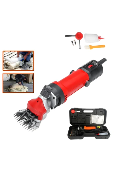 prohummer PH-EA018 Koyun Keçi Kırkma Makinesi (Kırmızı) ürün görseli 1