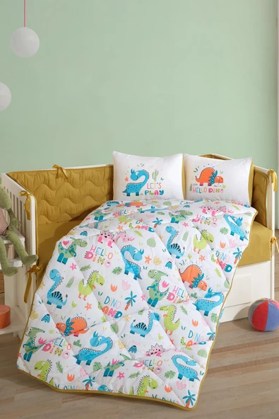 Clasy Bebek Uyku Seti Dinoland Sarı ürün görseli 1