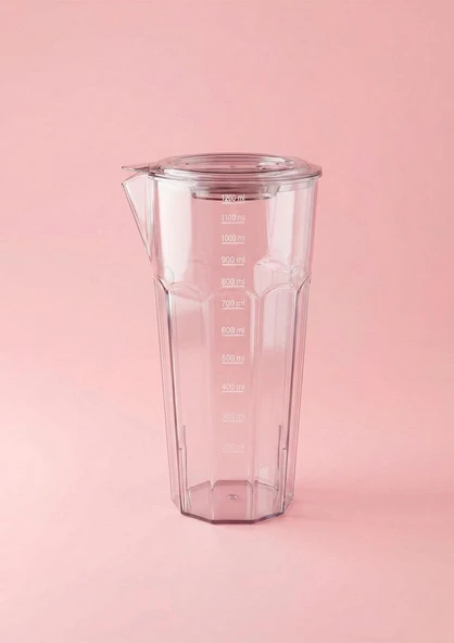 Başucu Kristal Sürahi Kulpsuz - 1.2 Litre - Resim 3