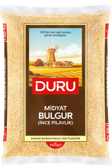 Duru Midyat Bulgur (İnce Pilavlık) 1 kg ürün görseli 1