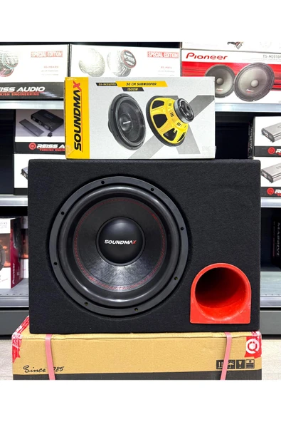 Soundmax Sx-AKS12 Pro Kabinli Profesyonel Pro Seri 1500Wat 400W Rms 30 Cm Subwoofer Bas ürün görseli 1