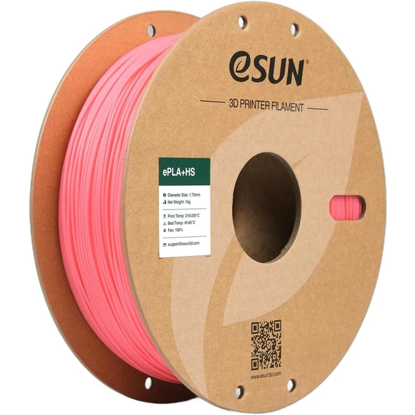 Esun Pla+Hs Pembe Filament 1.75mm 1kg - Yüksek Hız Uyumlu Pla+ ürün görseli 1