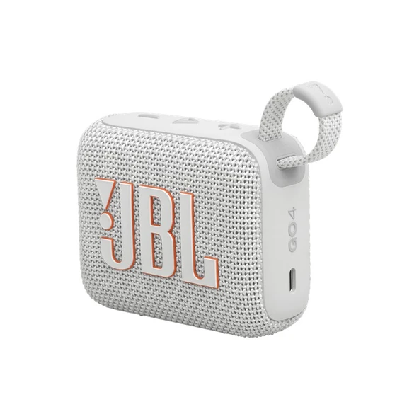 JBL Go4, Bluetooth Hoparlör, IP67, Beyaz ürün görseli 1