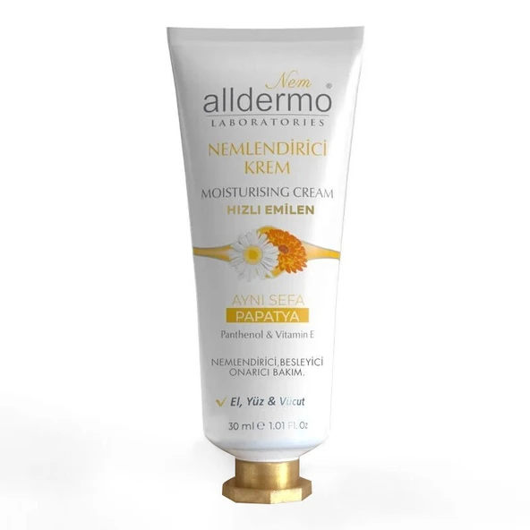 ALLDERMO AYNISEFA PAPATYA NEMLENDİRİCİ KREMİ 30 ML ürün görseli 1