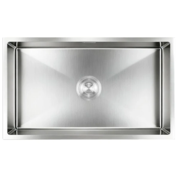 IVENTO - SATEN 75 CM TEZGAHALTI / TEZGAHÜSTÜ PASLANMAZ ÇELİK EVİYE 750*440*210 ürün görseli 1