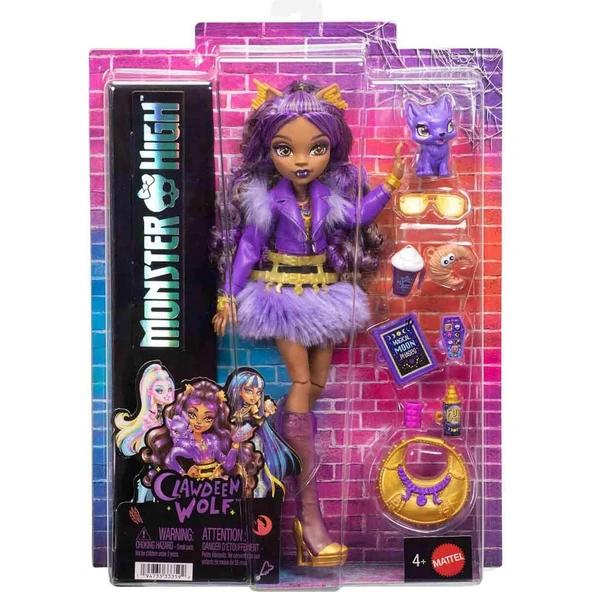 Monster High Ana Karakter Bebekler HPD53 JHK30 Clawdeen ürün görseli 1