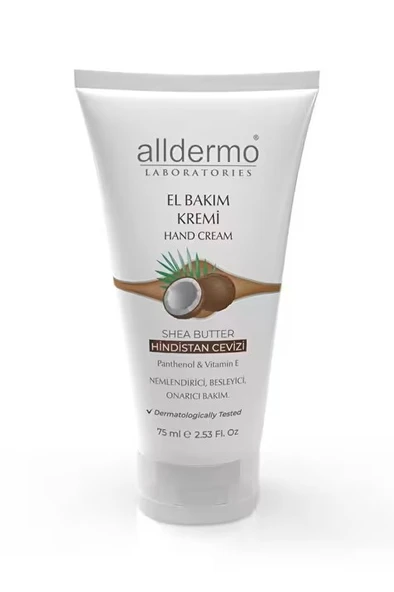 ALLDERMO HİNDİSTAN CEVİZLİ EL BAKIM KREMİ 75 ML ürün görseli 1