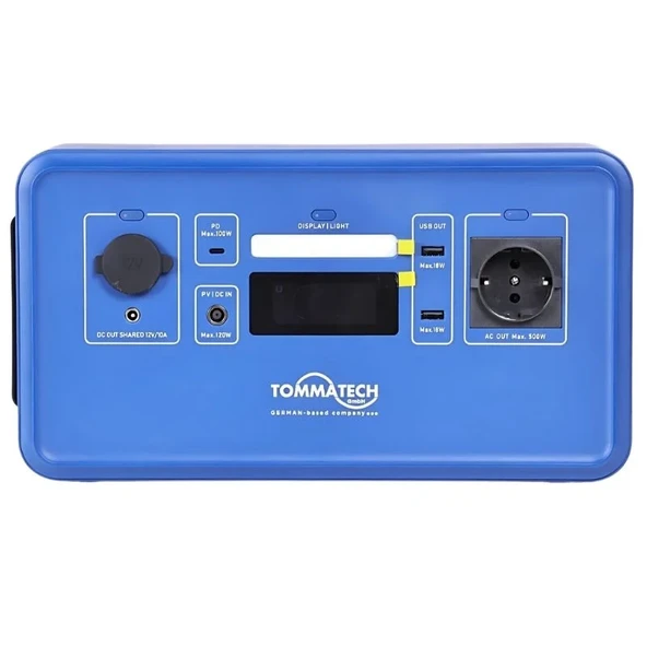 TommaTech 500W Taşınabilir Güç Kaynağı Power Station R Serisi ürün görseli 1
