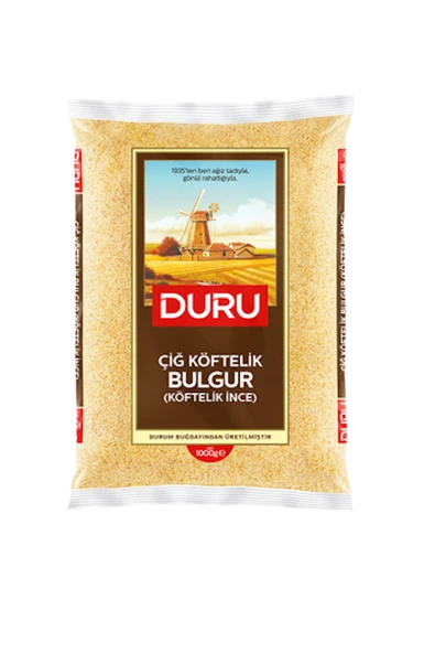 Duru Çiğ Köftelik Bulgur (Köftelik İnce) 1 kg ürün görseli 1