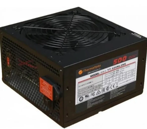Thermaltake 500W 電源ユニット TT-500NL2NK-A PTTAVM: Thermaltake TT-500NL2NK-A 500W Non-Modular Power Supply (2EL)