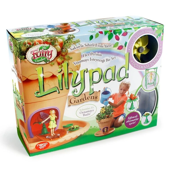 My Fairy Garden Lilypad Peri Saksı Seti ürün görseli 1