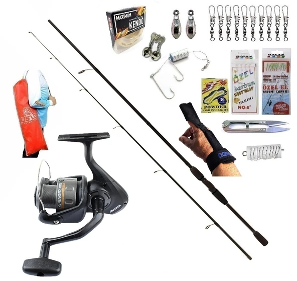 Okuma Revenger Rv-40 240cm 20-40gr Remixon Double Black Kıyı Spin Olta Takımı Seti ürün görseli 1