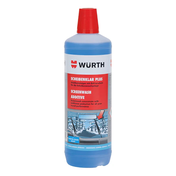 Würth Cam Temizleme Suyu Plus Antifrizli 1L ürün görseli 1